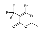 ethyl 3,3-dibromo-2-(trifluoromethyl)prop-2-enoate结构式