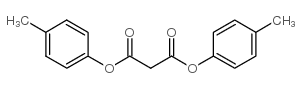 BIS-(4-METHYLPHENYL) MALONATE结构式