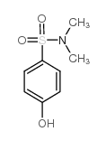 P-HYDROXY-N,N-DIMETHYLBENZENE SULFONAMIDE structure