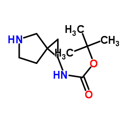 tert-Butyl 5-azaspiro[2.4]hept-1-ylcarbamate structure