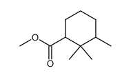 2,2,3-trimethyl-cyclohexanecarboxylic acid methyl ester Structure