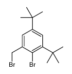 2-bromo-1-(bromomethyl)-3,5-ditert-butylbenzene结构式
