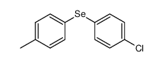 4-chlorophenyl 4'-methylphenyl selenide结构式