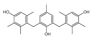 4-[[2-hydroxy-3-[(4-hydroxy-2,3,6-trimethylphenyl)methyl]-5-methylphenyl]methyl]-2,3,5-trimethylphenol Structure