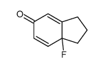 5H-Inden-5-one,7a-fluoro-1,2,3,7a-tetrahydro-(9CI) structure