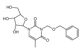 1-[(2R,3R,4S,5R)-3,4-dihydroxy-5-(hydroxymethyl)oxolan-2-yl]-5-methyl-3-(phenylmethoxymethyl)pyrimidine-2,4-dione Structure
