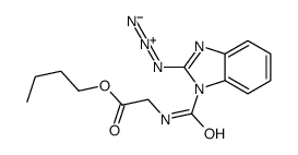 butyl 2-[(2-azidobenzimidazole-1-carbonyl)amino]acetate Structure