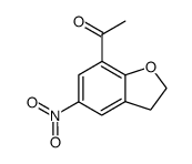 7-acetyl-5-nitro-2,3-dihydrobenzofuran Structure