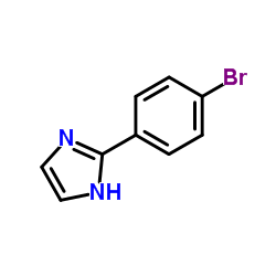 2-(4-溴苯基)-1H-咪唑结构式