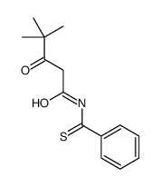 N-(benzenecarbonothioyl)-4,4-dimethyl-3-oxo-pentanamide picture