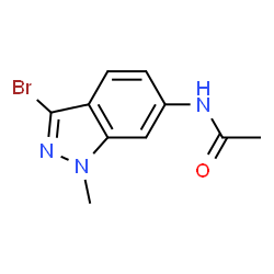 n-(3-溴-1-甲基-1h-吲唑-6-基)乙酰胺图片