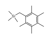 trimethyl((2,3,4,5,6-pentamethylphenyl)methyl)silane Structure