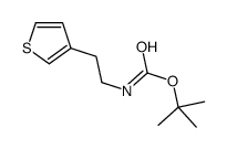 (2-THIOPHEN-3-YL-ETHYL)-CARBAMIC ACID TERT-BUTYL ESTER Structure