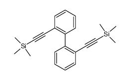 2,2'-bis[(trimethylsilyl)ethynyl]biphenyl结构式