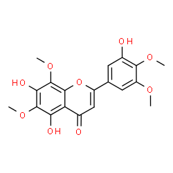 5,7-Dihydroxy-2-(3-hydroxy-4,5-dimethoxyphenyl)-6,8-dimethoxy-4H-1-benzopyran-4-one picture