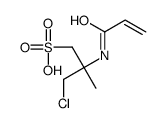 3-chloro-2-methyl-2-(prop-2-enoylamino)propane-1-sulfonic acid Structure