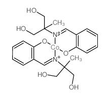cobalt,(6Z)-6-[[(1,3-dihydroxy-2-methylpropan-2-yl)amino]methylidene]cyclohexa-2,4-dien-1-one Structure