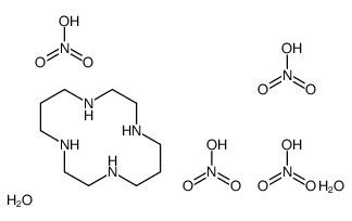 nitric acid,1,4,8,11-tetrazacyclotetradecane,dihydrate结构式