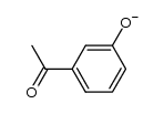 3-acetylphenoxide结构式