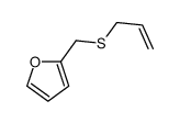 2-(prop-2-enylsulfanylmethyl)furan Structure
