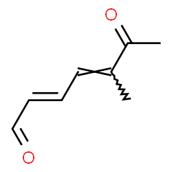 2,4-Heptadienal, 5-methyl-6-oxo- (9CI) structure