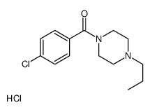 (4-chlorophenyl)-(4-propylpiperazin-1-yl)methanone hydrochloride结构式