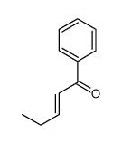 1-phenylpent-2-en-1-one Structure