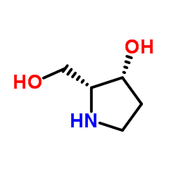 (2R,3R)- 3-hydroxy-2-PyrrolidineMethanol结构式