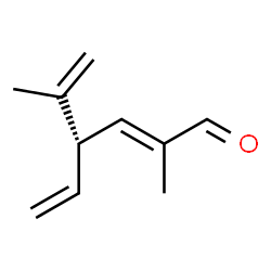 (2E,S)-2,5-Dimethyl-4-vinyl-2,5-hexadienal结构式