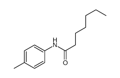 N-(4-methylphenyl)heptanamide结构式