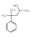 4-甲基-4-苯基戊-2-醇结构式