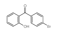 (4-bromophenyl)-(2-hydroxyphenyl)methanone structure