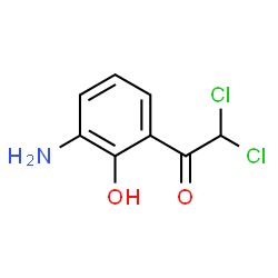Ethanone, 1-(3-amino-2-hydroxyphenyl)-2,2-dichloro- (9CI) Structure