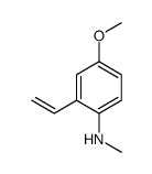 Benzenamine, 2-ethenyl-4-methoxy-N-methyl- (9CI) structure