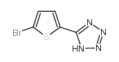 5-(5-溴-2-噻吩基)-1H-四唑结构式