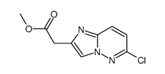 6-CHLORO-IMIDAZO[1,2-B]PYRIDAZINE-2-ACETIC ACID, METHYL ESTER Structure
