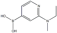 2-(Methylethylamino)pyridine-4-boronic acid结构式