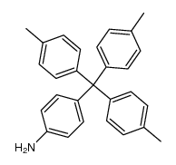 4-[tris(4-methylphenyl)methyl]benzenamine结构式