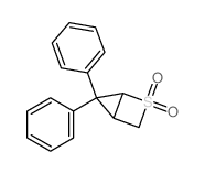 5,5-diphenyl-2$l^{6}-thiabicyclo[2.1.0]pentane 2,2-dioxide结构式
