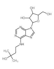 Adenosine,N-(3-hydroxy-3-methylbutyl)- (8CI,9CI)结构式