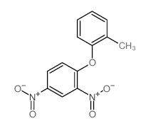 Benzene,1-(2-methylphenoxy)-2,4-dinitro- structure