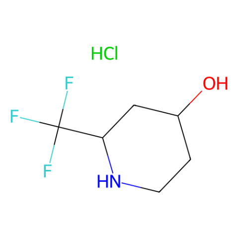 cis-2-(trifluoromethyl)piperidin-4-ol;hydrochloride图片