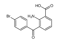 2-Amino-3-(4-bromobenzoyl)benzoic Acid结构式