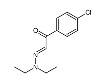 4'-Chloro-α-(diethylhydrazono)acetophenone structure