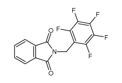 2,3,4,5,6-pentafluorobenzylphthalimide structure