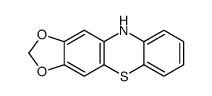 10H-[1,3]dioxolo[4,5-b]phenothiazine结构式