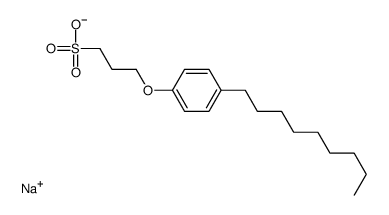 sodium 3-(4-nonylphenoxy)propanesulphonate structure