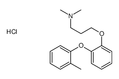 N,N-dimethyl-3-[2-(2-methylphenoxy)phenoxy]propan-1-amine,hydrochloride结构式