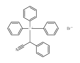 Phosphonium,(cyanophenylmethyl)triphenyl-, bromide (1:1) Structure