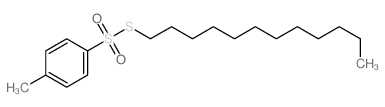 Benzenesulfonothioicacid, 4-methyl-, S-dodecyl ester picture